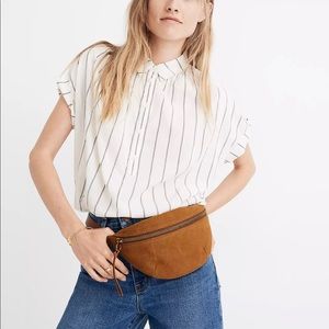Madewell Canvas Fanny Pack in Acorn